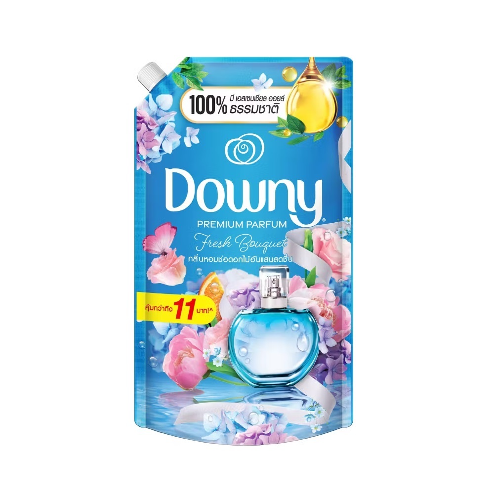 Downy ดาวน์นี่ พรีเมียม เพอร์ฟูม น้ำยาปรับผ้านุ่ม สูตรเข้มข้นพิศษ ขนาด 1000 มล.