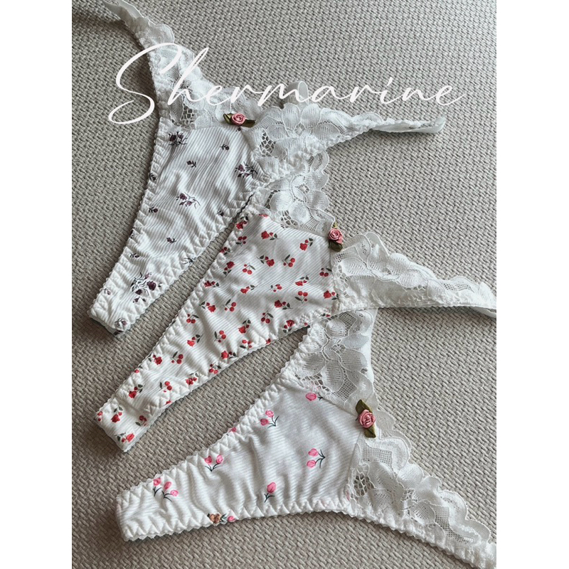 Rose G-String จีสตริงลายดอกไม้สีสันสดใส