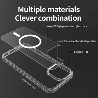 (แถมฟิล์ม) เคส FenixShield Tough Pro Clear สำหรับ iPhone 17 / 17e / 16e / 16 / 15 / 14 / 13 / Air / Plus / Pro / Max