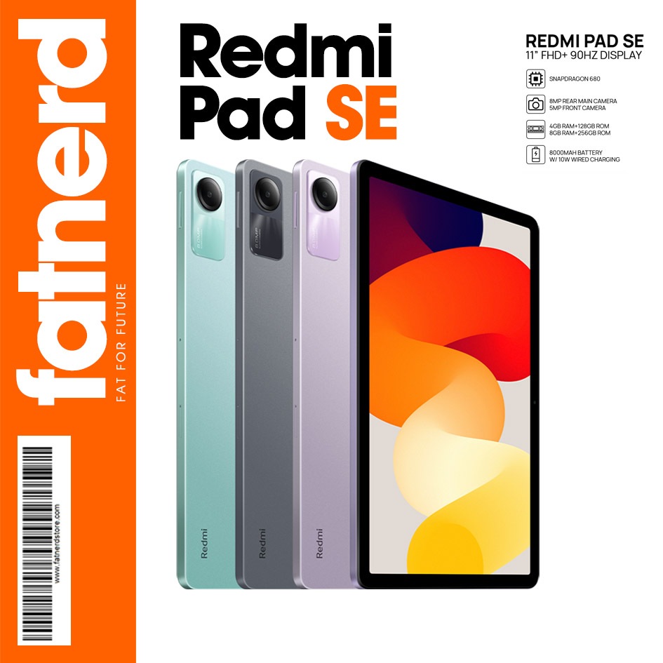 Redmi Pad 6GB+128GB Redmi Pad SE 6GB+128GB 11" 90Hz รับประกัน 15 เดือน
