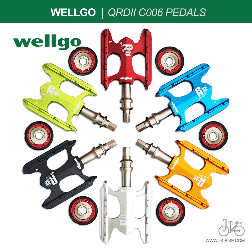 บันไดจักรยานถอดได้ WELLGO QRDII C006 PEDAL