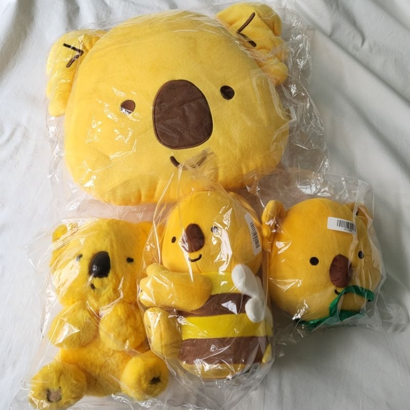 Lotte Koala's march pillow piggy bank กระปุกออมสิน พี่หมี หมีโคอะลา ลอตเต้ โคอะลามาร์ช ถุงผ้าพับได้ 