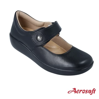 ☁️NW9391☁️ รองเท้าพยาบาล รองเท้าคัชชู เพื่อสุขภาพ aerosoft arch support(แอโร่ซอฟ)