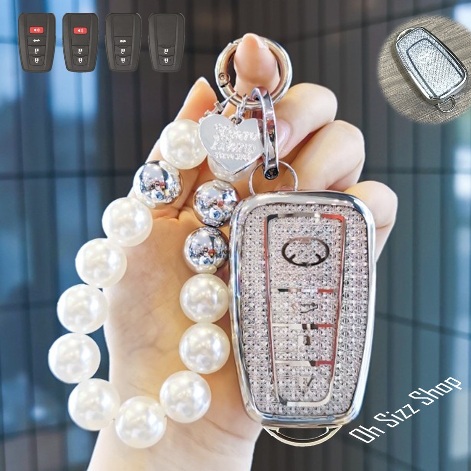 เคสใสซีทรู รีโมทรถ Toyota Cross CHR ทรงวี แบบบางพิเศษเข้ารูป สวยงาม สัมผัสบางเบา ปกป้องรีโมท