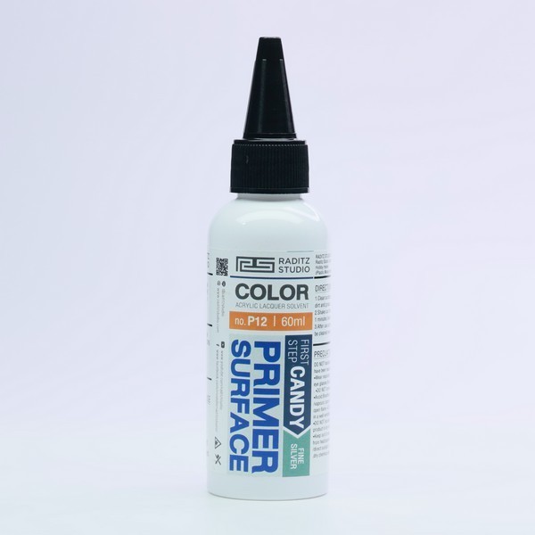 Raditz Studio RS P12 Surface Primer Silver 60 ml (Surfacer Primer) 8858878806128 (สี)