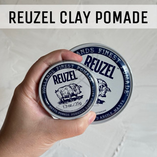 (พร้อมส่ง/ของแท้) REUZEL CLAY MATTE POMADE ช่วยจัดแต่งทรงผม …