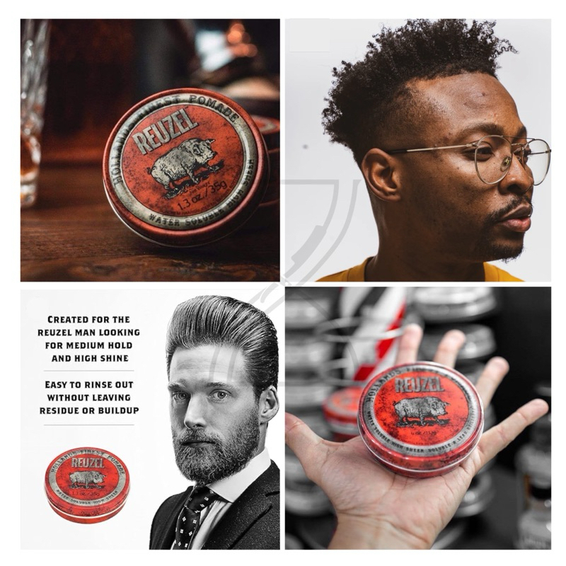 (พร้อมส่ง/ของแท้) REUZEL RED POMADE ช่วยจัดทรงผมทุกสภาพเส้นผม และเพิ่มประกายเงางาม สูตรน้ำ