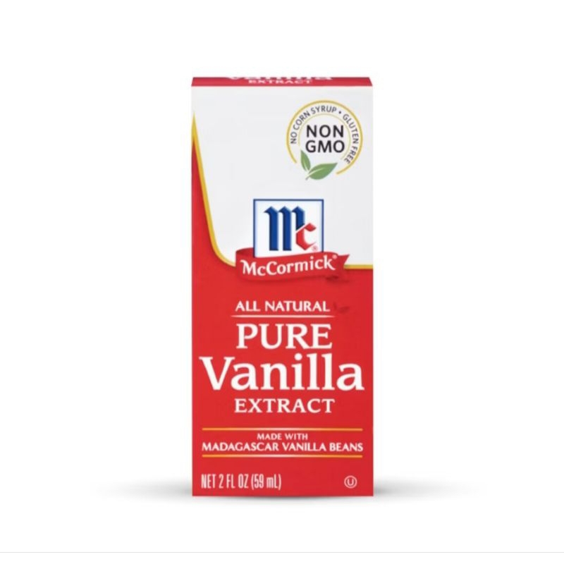 แม็คคอร์มิค กลิ่นวานิลลาธรรมชาติ 59 มล. McCormick Pure Vanilla Extract 59 ML [052100071039]