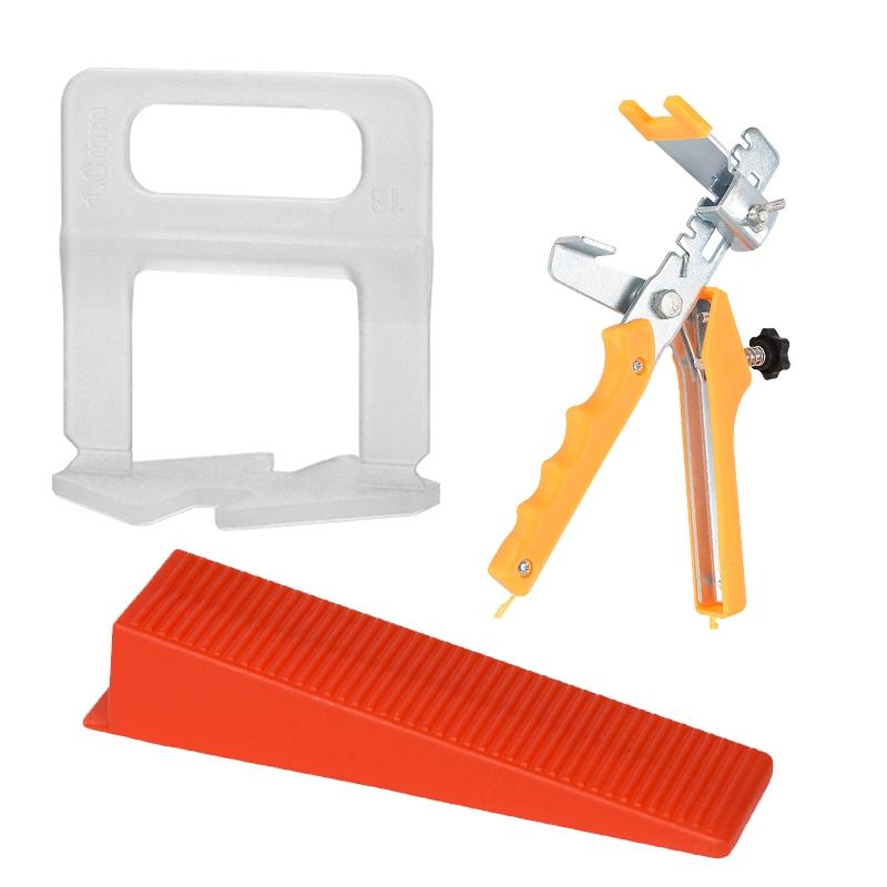 Tile Leveler แทรกฐานลิ่มกระเบื้องไม้กางเขนผลักคีมเครื่องมือกระเบื้อง Tile Leveler