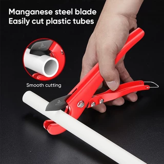 Mitsushi Pipe Cutter กรรไกรตัดท่อ PVC คีมตัดท่อ 32/42mm กรรไกรตัดท่อพีวีซี 8/9 นิ้ว ปลายด้ามจับมีตัวล็อค