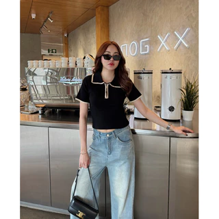 MALIMAYS - Zip Knit Polo เสื้อคอปกซิปหน้า