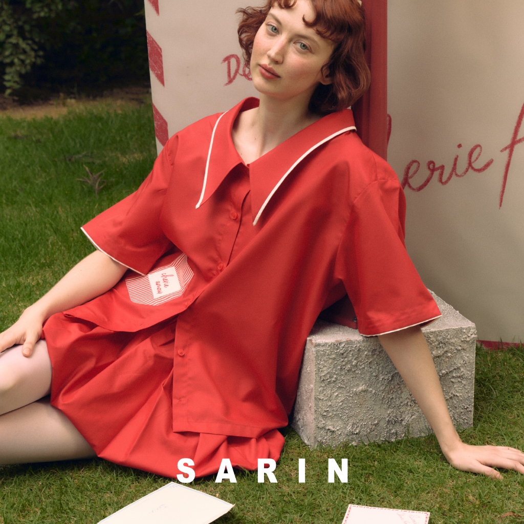 sarin Stamp shirt เสื้อเชิ้ต ทรงใหม่น่าร้ากก