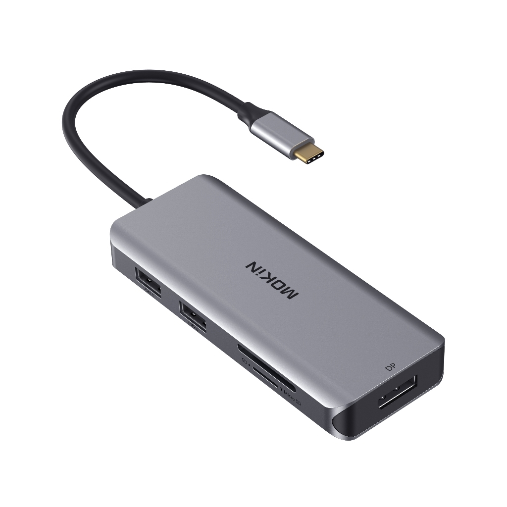 MOKiN MOUC0304 อะแดปเตอร์ฮับ Docking Station, USB C Adapter, 9 in 1 Triple Display Multiport Dongle