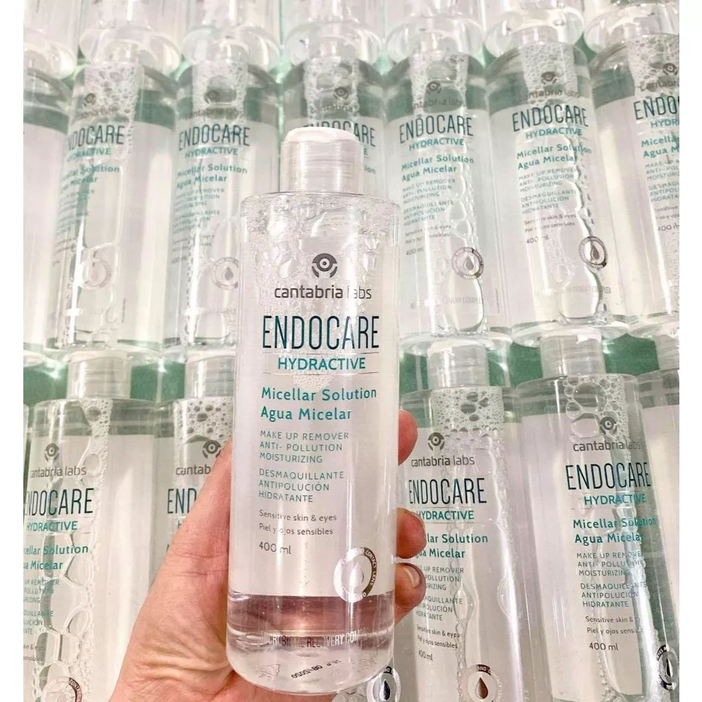 Endocare Hydractive Micellar Solution เช็ดเครื่องสำอางค์ Exp.05/28แถมfree mask or test creamแท้ฉลากไทย