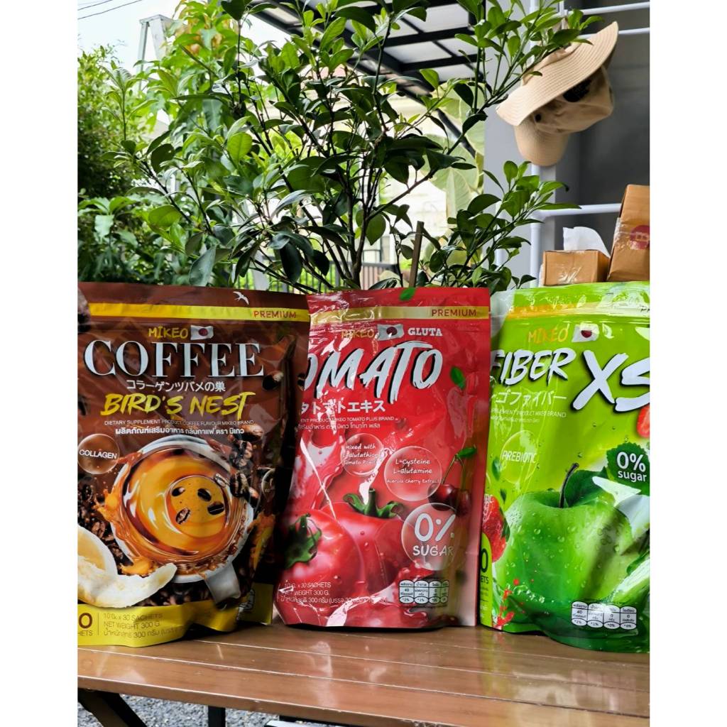 กลูต้ามิเกวมะเขือเทศ tomato mikeo / มิเกว MIKEOไฟเบอร์ รสแอปเปิ้ล