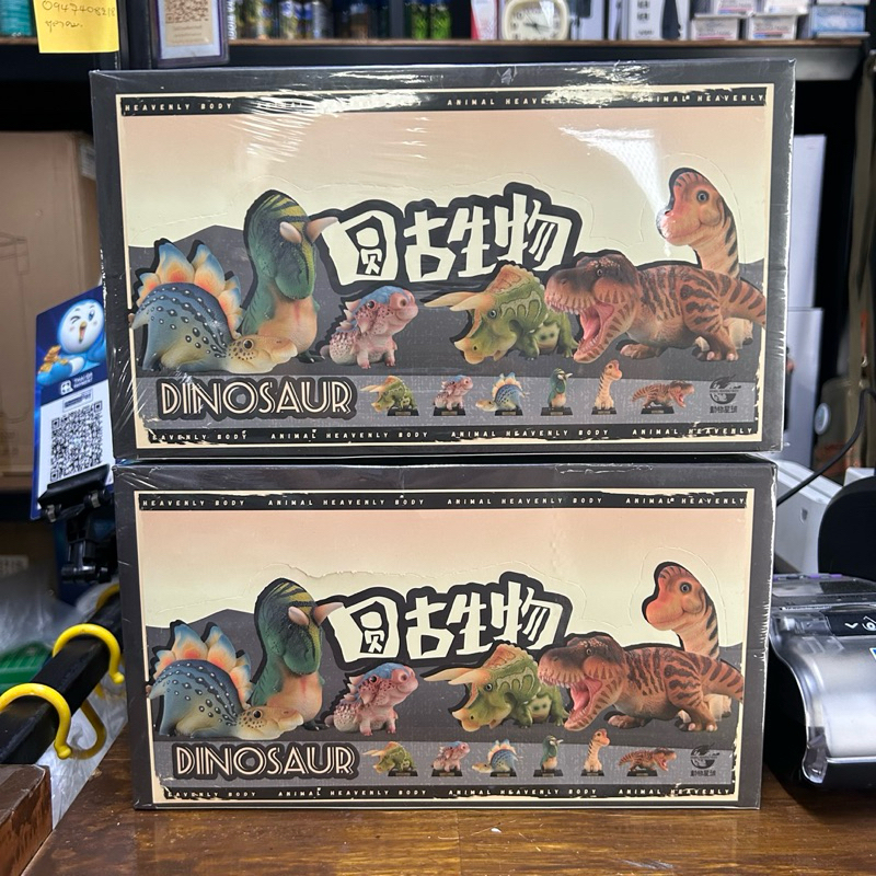 แท้ 100% อาร์ตทอย ไดโนเสาร์ dinosaur art toy Animal Heavenly Body แบบยก box ในซีล กล่องสุ่ม จุ่ม 6 ตัว ลุ้นตัวซีเคร็ท