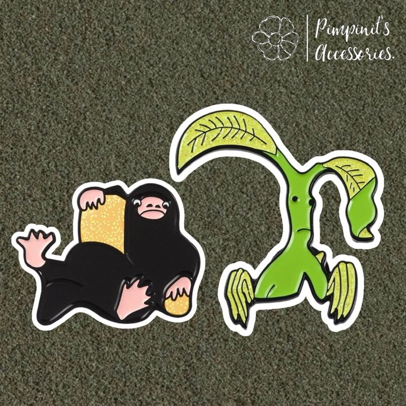 ✿ ร้านในไทยพร้อมส่ง : เข็มกลัดเซ็ทสัตว์มหัศจรรย์และถิ่นที่อยู่ | PICKETT & NIFFLER - FANTASTIC BEAST