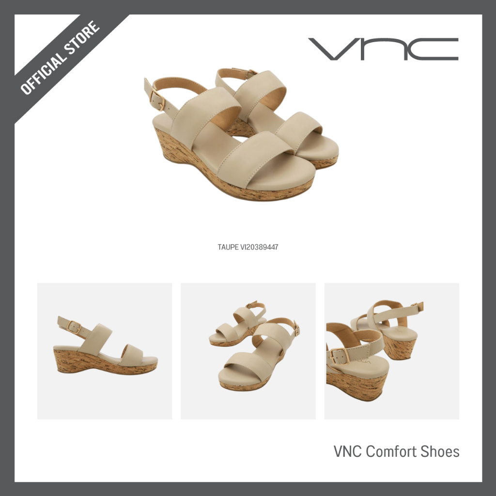 VNC รองเท้าผู้หญิง รองเท้าคอมฟอร์ท สี TAUPE