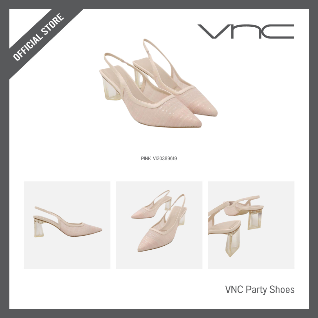 VNC รองเท้าผู้หญิง รองเท้าส้นสูง สี PINK