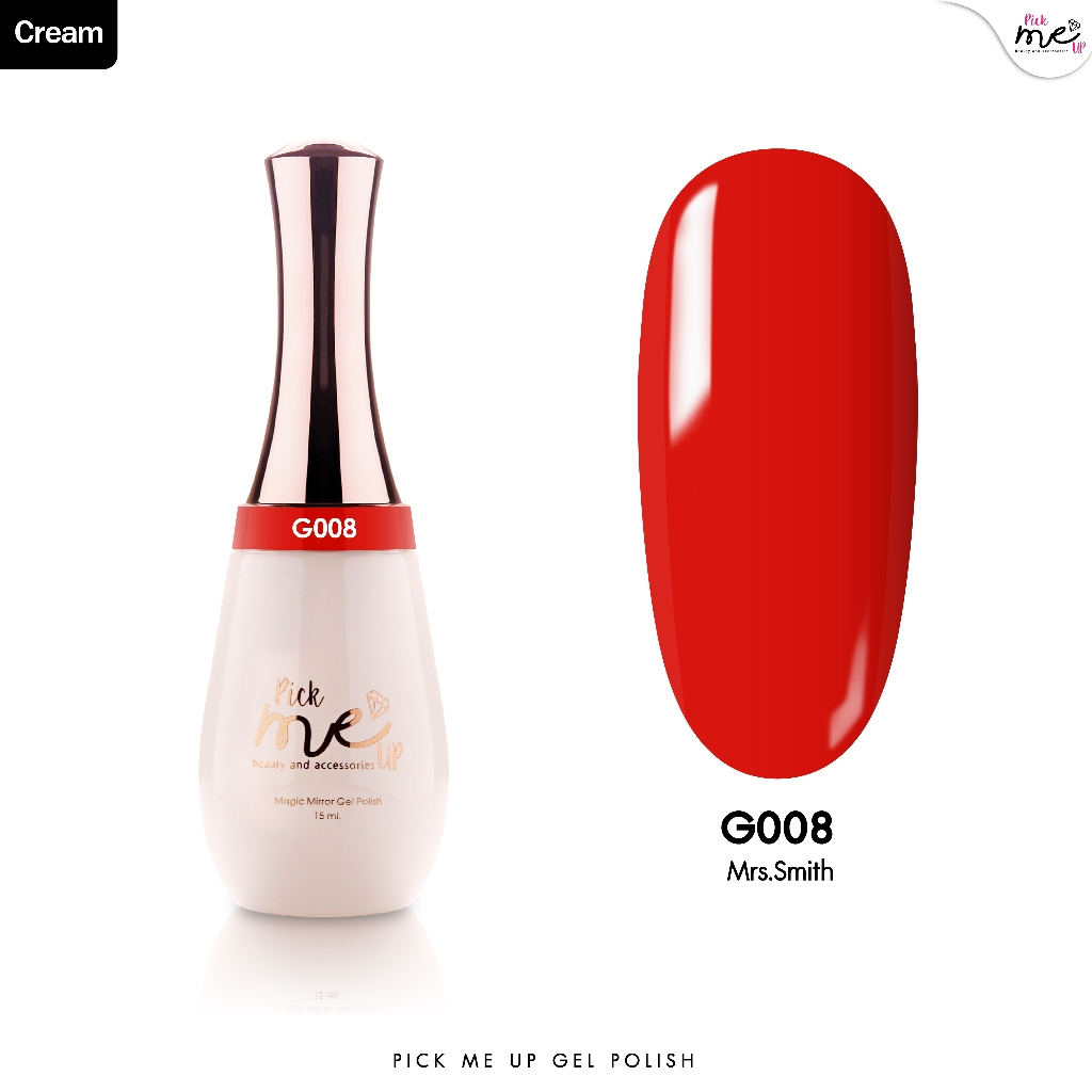 สีเจลทาเล็บ Pick Me Up G008 Mrs.Smith 15 ml.