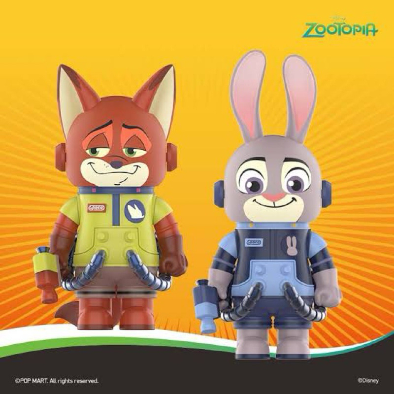 [พร้อมส่ง] Popmart Mega Space Molly Zootopia 100% Limited Disneyland Shanghai