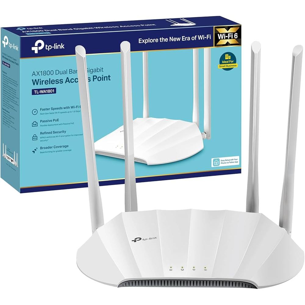TP-LINK TL-WA1801 AX1800 Gigabit Wi-Fi 6 Access Point (รองรับ Multiple Modes)