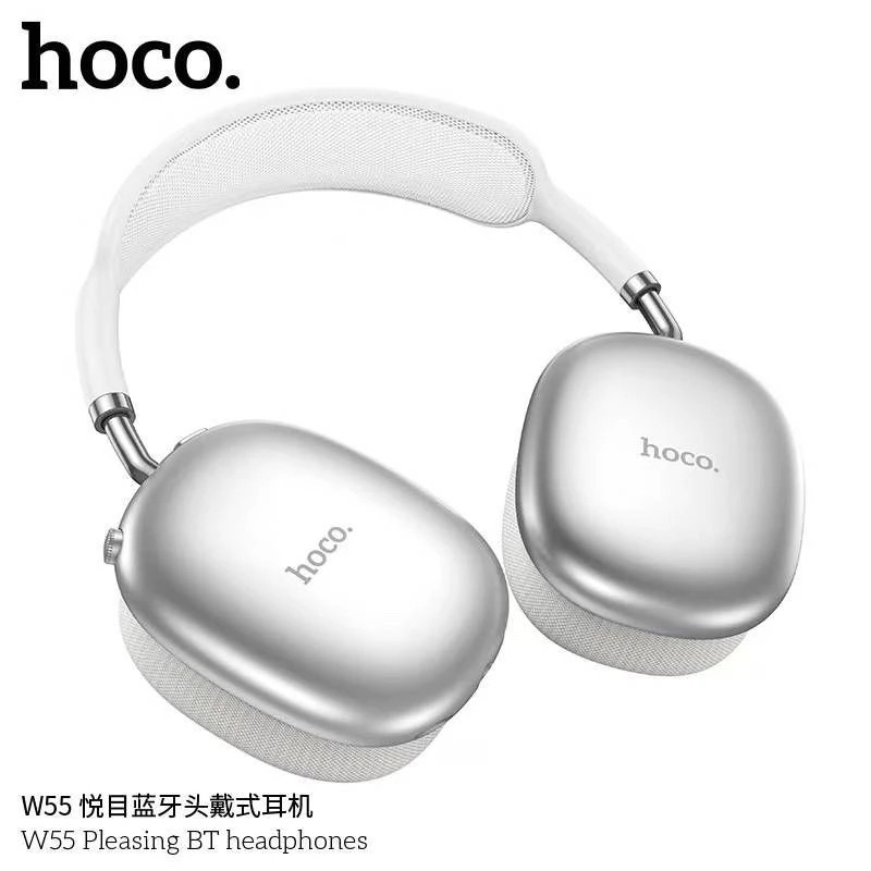 Hoco W55 หูฟังครอบหูไร้สาย BT V.5.4 headphones ใช้งานได้นานยิ่งขึ้น พับเก็บได้ สินค้าของแท้100%
