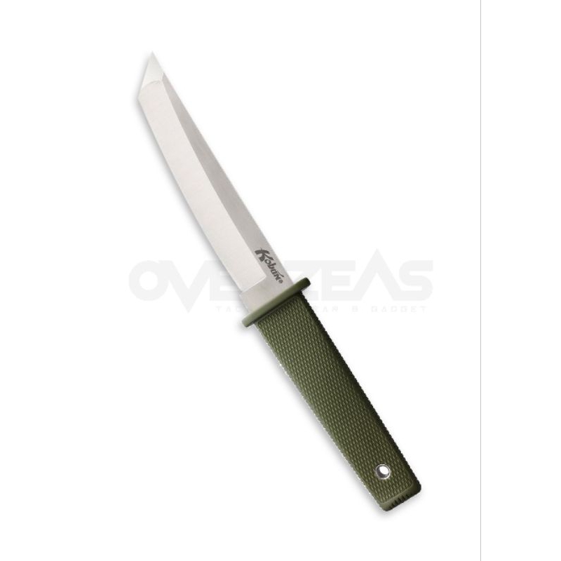 มีดใบตาย Cold Steel Kobun Tanto Fixed Blade OD Green (5.5" AUS-8A Satin),17TODST