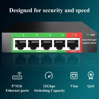 USEE GS105M/GS108M Gigabit Switch 5 Port / 8 Port HUB Lan Splitter สวิตซ์ฮับ 1000Mbps Desktop Switch