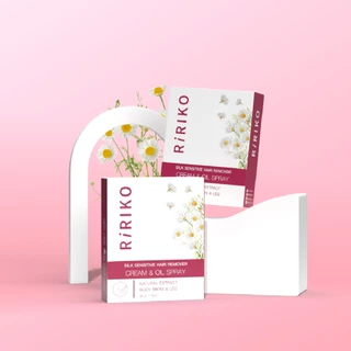 RIRIKO SILK SENSITIVE HAIR REMOVER CREAM & OIL SPRAY ผลิตภัณฑ์กำจัดขน