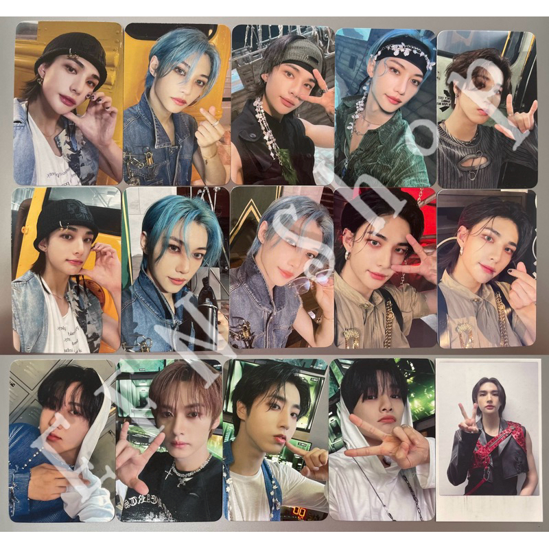 Photocard Only: Stray Kids "樂-𝐒𝐓𝐀𝐑" (POB=apple music/jyp shop/aladin/music korea/musicplant/yes24/Kakaotalk) การ์ดSKZ