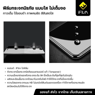 iFILM ฟิล์มกระจก นิรภัย แบบใส ไม่เต็มจอ ไร้ขอบดำ For Samsung A05 A06 A07 A15 A17 A25 A34 A35 A36 A37 A53 A54 A55 A56 A57