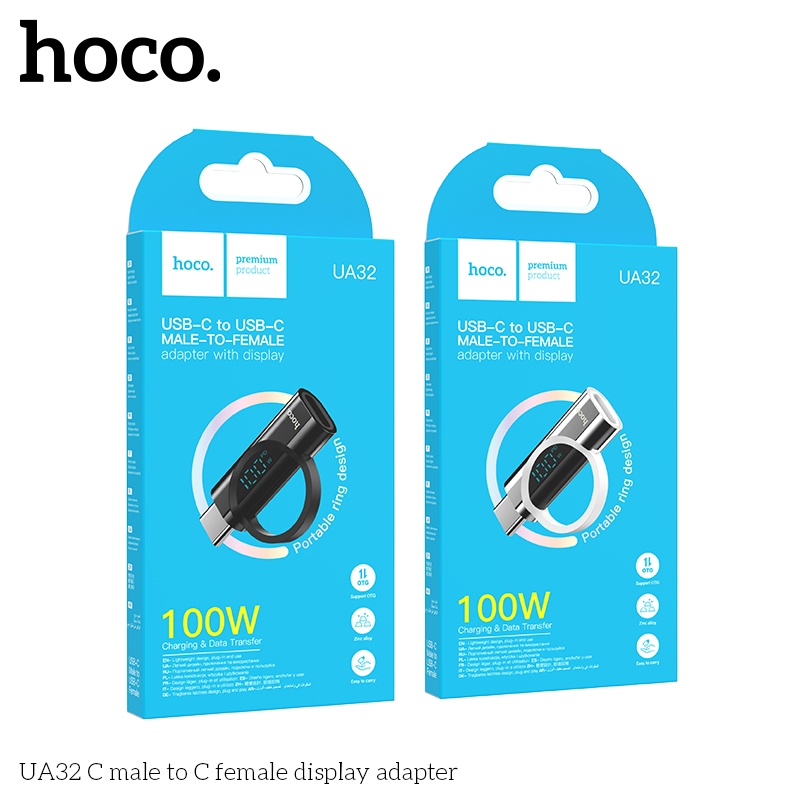ตัวแปลงหัวชาร์จ HOCO UA32 UA32A UA32B สำหรับ iOS/Type-C จ่ายไฟ 27W 60W รองรับการถ่ายโอนข้อมูล - รูปที่ 7