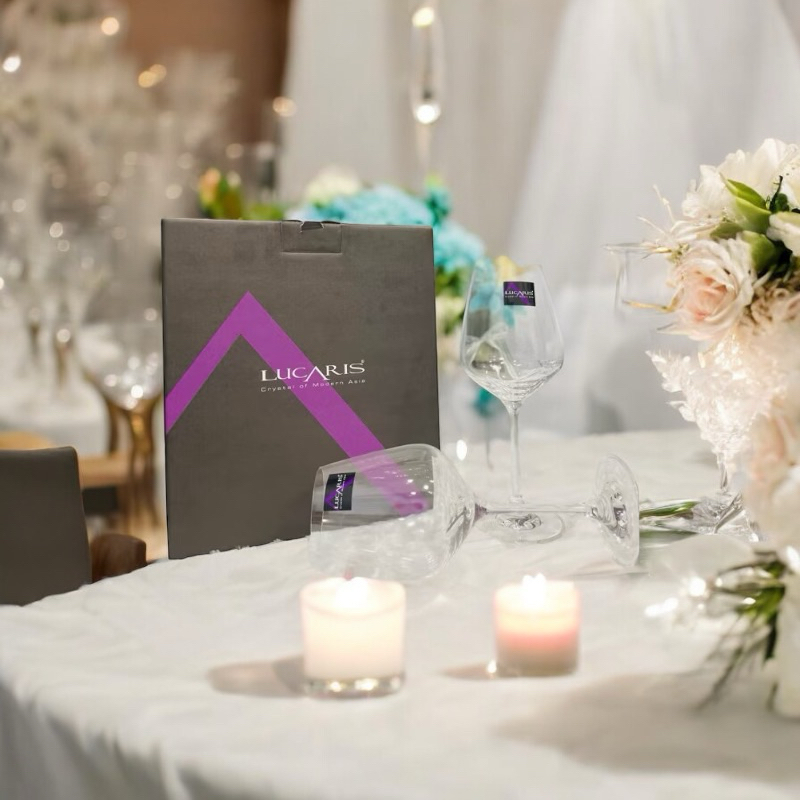 LUCARIS แก้วไวน์ แก้วแชมเปญ แพ็ค 2
