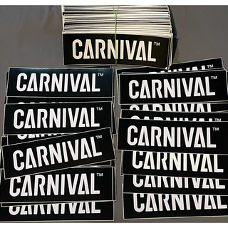 [พร้อมส่ง ของแท้💯] สติ๊กเกอร์ CARNIVAL BLOCK LOGO STICKER