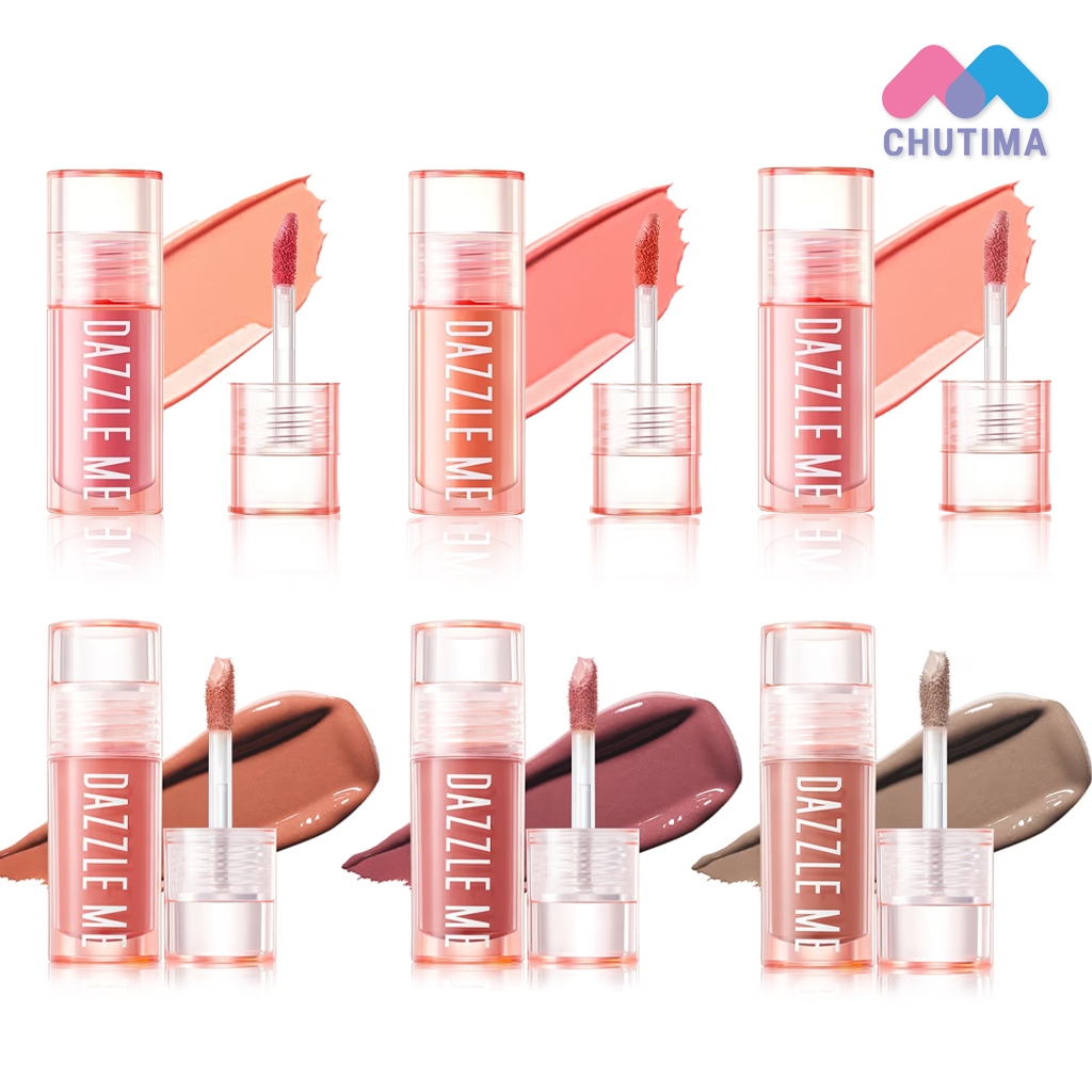 ซื้อ บลัชเนื้อครีม แดซเซิล มี ปัดแก้ม ทาตา ลิควิดบลัช Dazzle Me Heart Melt Creamy Liquid Blush 2.5g.