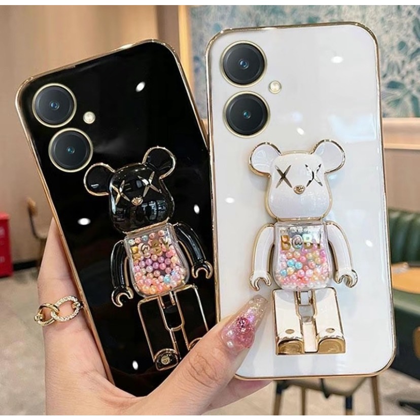 เคส สำหรับรุ่น Realme C61 C63 c65  C53 C51 NOTE50 Realme Note60 Note60X เคส น้องหมี ตั้งได้ แบบน่ารั