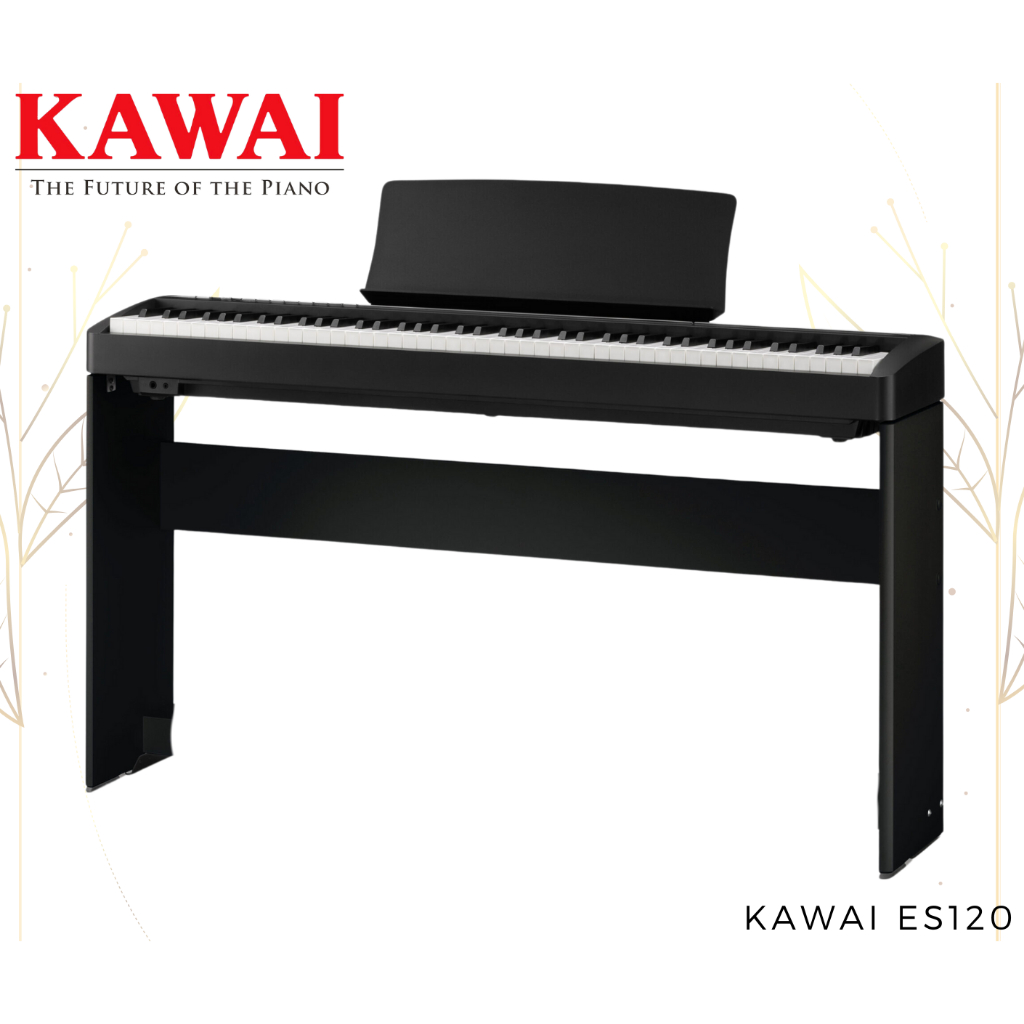 KAWAI - ES120 เปียโนไฟฟ้า พร้อมขาตั้ง เสียงดีมาก ทัชชิ่งดี