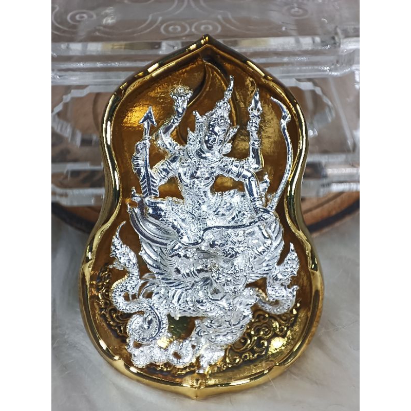 พระนารายณ์ทรงครุฑ🪷หลังพระราหูโพธิสัตว์ ผลิตโดย : บ.นพกร พุทธศิลป์ จำกัด