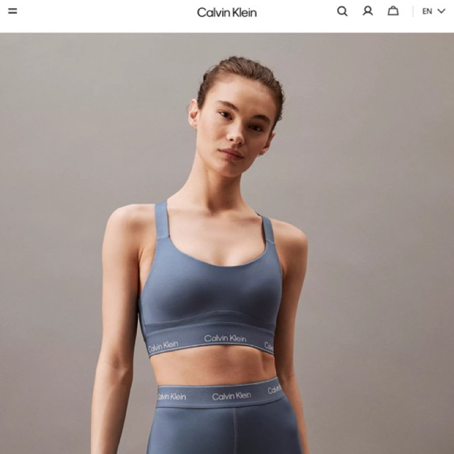 Calvin Klein sport bra high impact Size M แท้1000% NEW!!