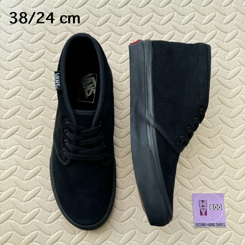 รองเท้ามือสอง Vans chukka boot หนังกลับ (H24)