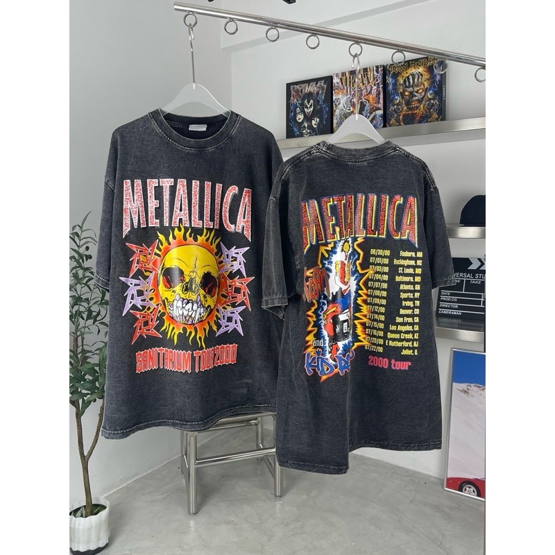 เสื้อยืดโอเวอร์ไซส์ งานผ้าฟอกวินเทจ No.98