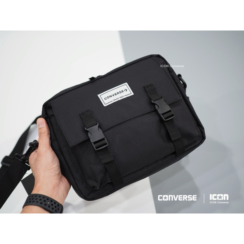 กระเป๋าสะพายข้าง Converse Determine Mini Bag l สินค้าแท้พร้อมถุง Shop I ICON Converse