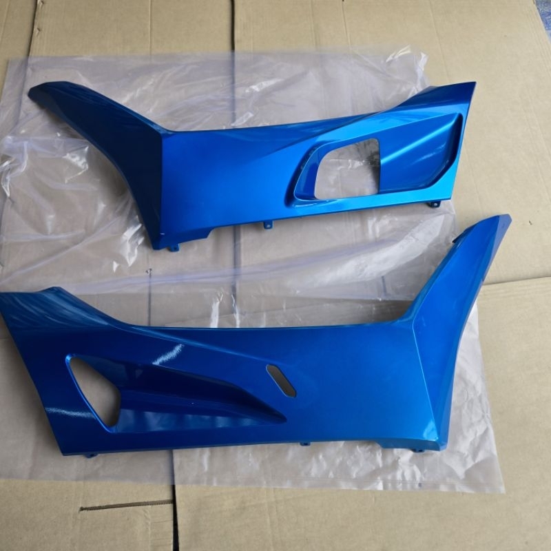 ฝาครอบข้างพักเท้า pcx160 ปี 2021 สีฟ้าเดิม รหัสสี189 กาบรถ แฟริ่งรถ พีซีเอ็ก สีฟ้า189 (2ชิ้น)
