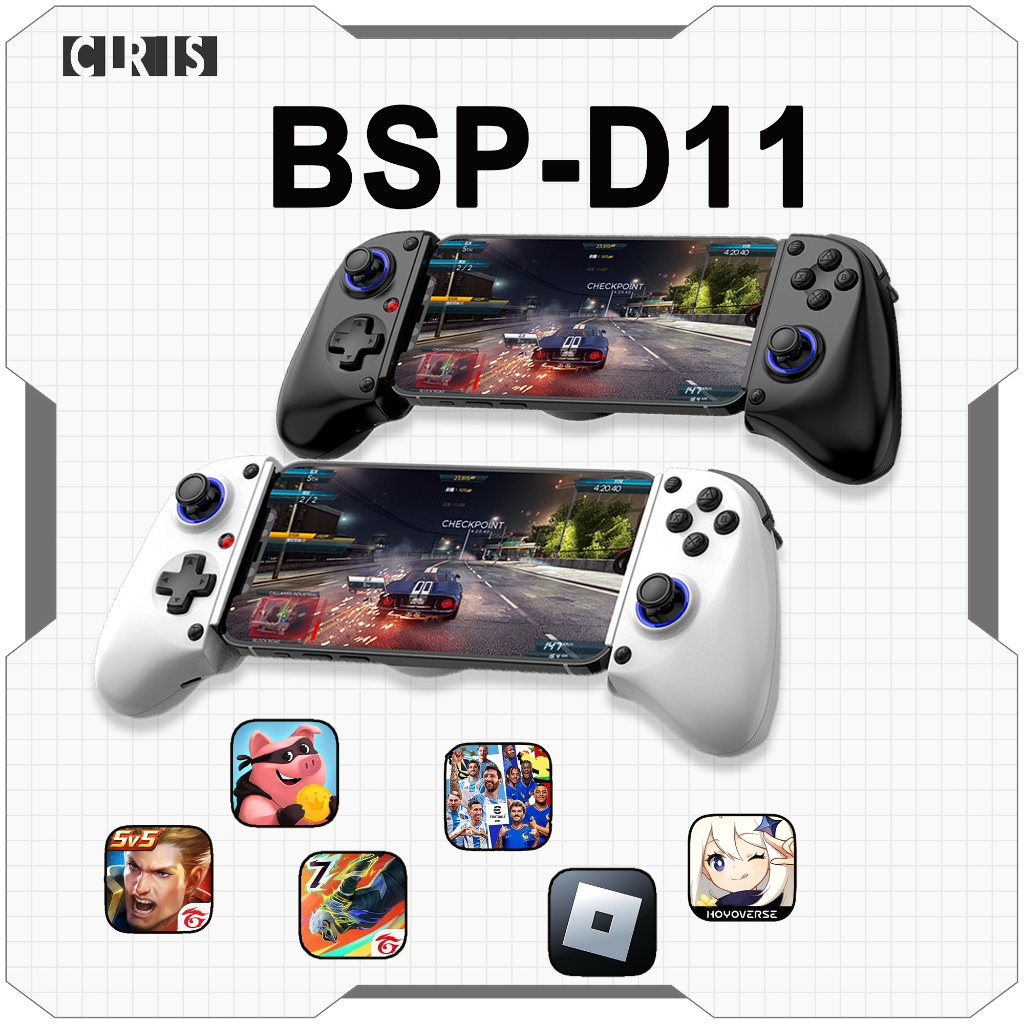 พร้อมส่งจากไทย จอย BSP D11จอยเกมมือถือ เกมไร้สาย สำหรับios / Android / PC / Nintendo Switch / Ps5 / Ps4