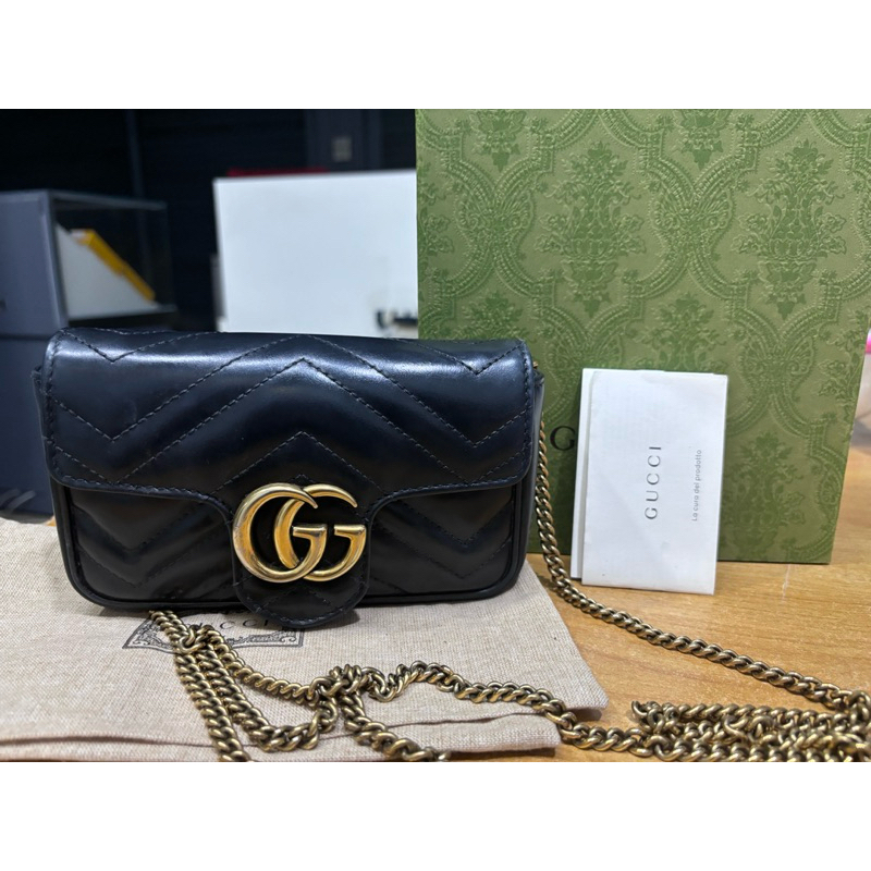 gucci marmont super miniมือสอง