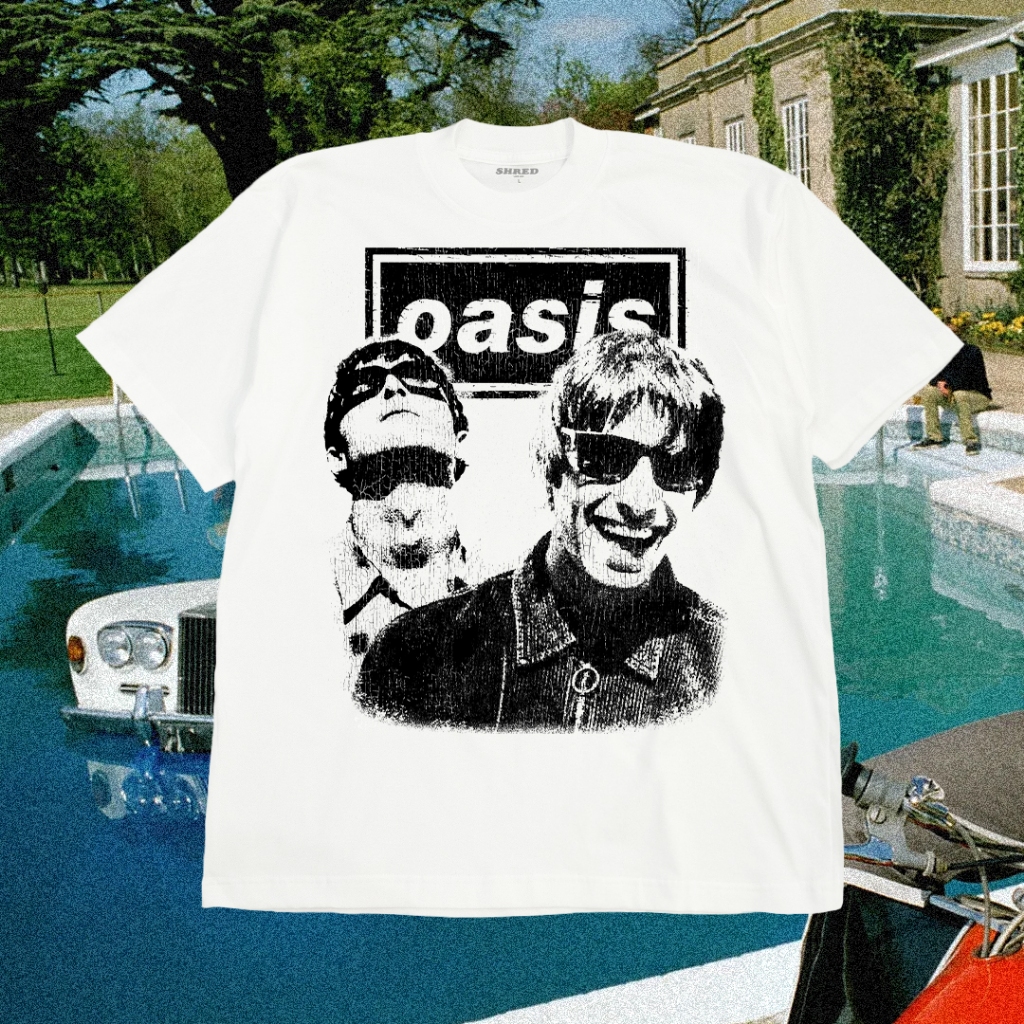 SHRED® - OASIS 02 - COTTON100% - เสื้อยืดทรงโอเวอร์ไซส์