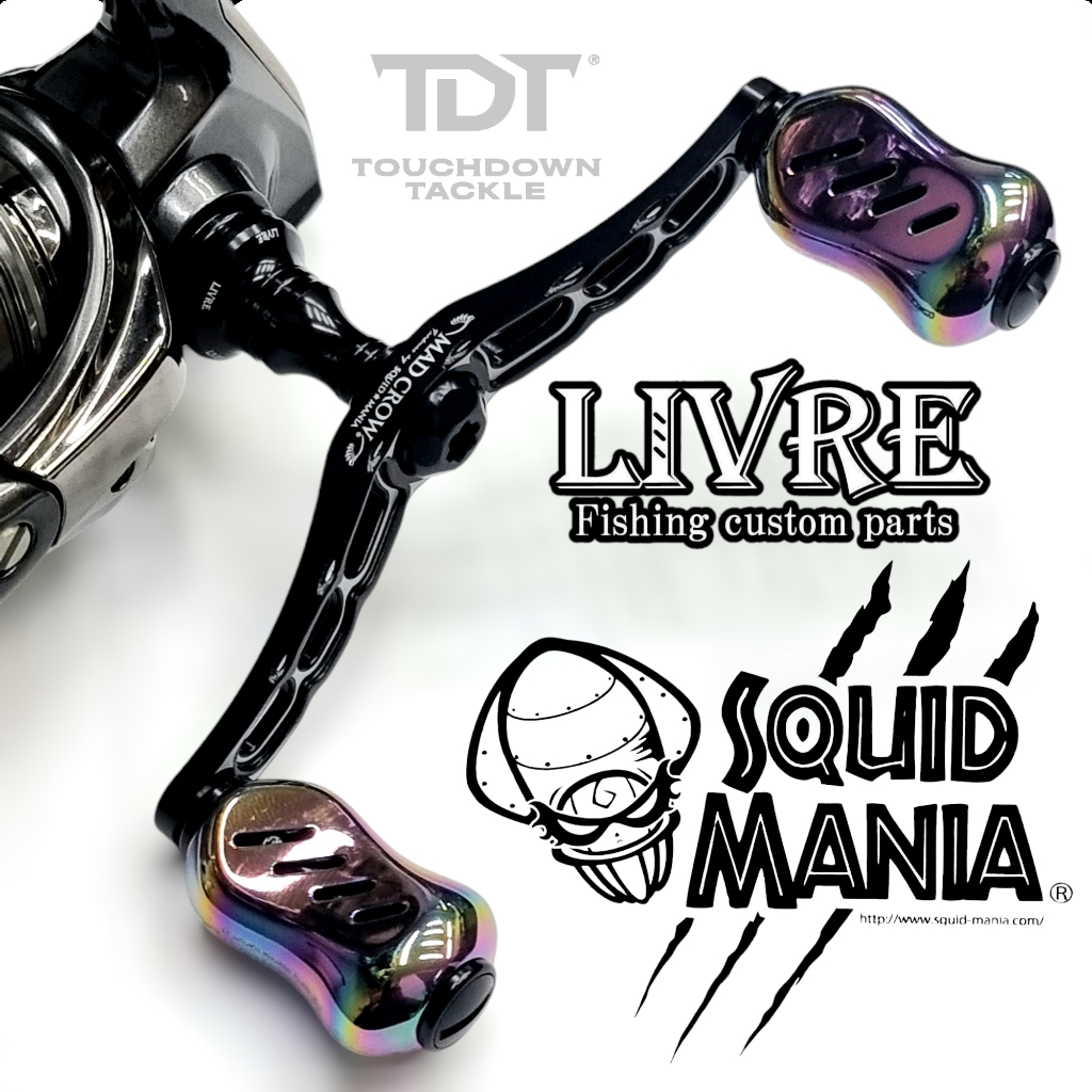 LIVRE MADCROW 98 ALL BLACK FINO LIMITED ***แขนสปินคู่ 98 เจิร์คหมึก สวบๆ MADE IN JAPAN 100% ***