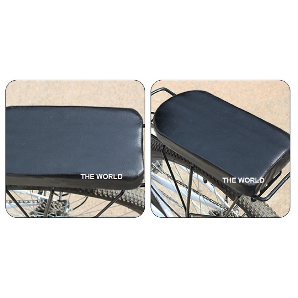 เบาะจักรยาน เบาะท้ายจักรยาน อานซ้อนท้าย เบาะท้ายจักรยาน PVC เบาะนั่งหลังจักรยาน อะไหล่จักรยานอุปกรณ์ - รูปที่ 4