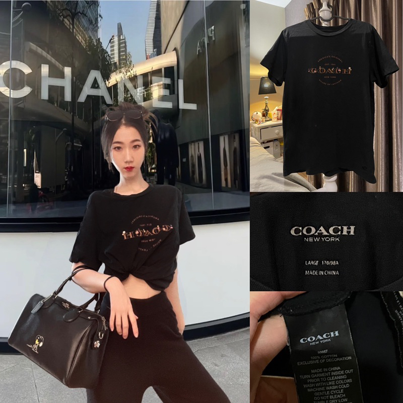 เสื้อยืดCoachแท้ มือสอง